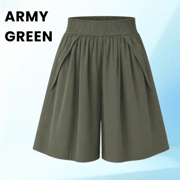 Elarrose™️ - (🎁SUMMER SALE - 65%OFF) - Cooling Stretch Knee-Length Shorts for Women