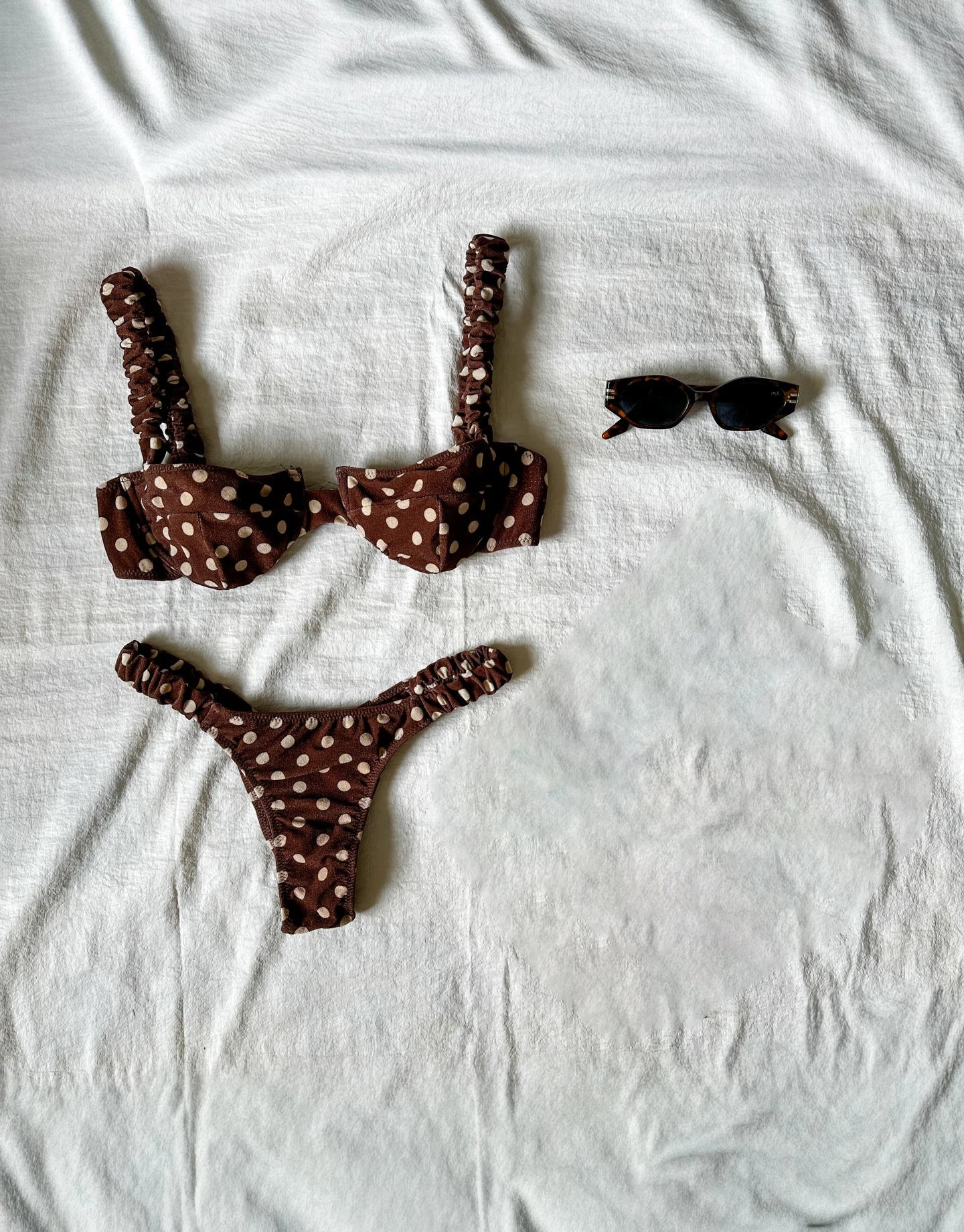 Polka Dot Brazilian Bikini Set Women Underwire Halter Swimsuit Beachwear