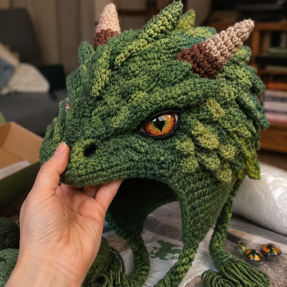 🔥🧵Fantasy Hood Hat DIY Crochet Kit
