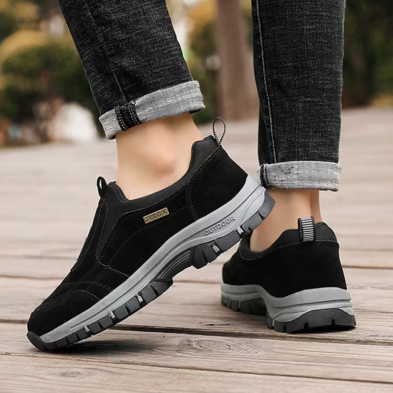 (🎁💖)Men's Comfortable Waterproof Breathable Orthopedic Walking Shoes Hiking Shoes