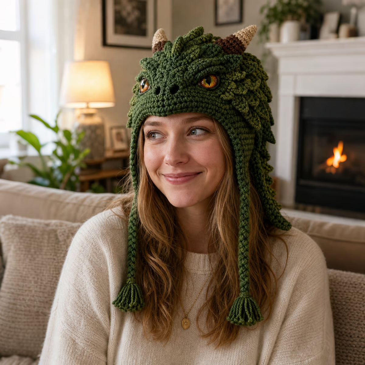 🔥🧵Fantasy Hood Hat DIY Crochet Kit