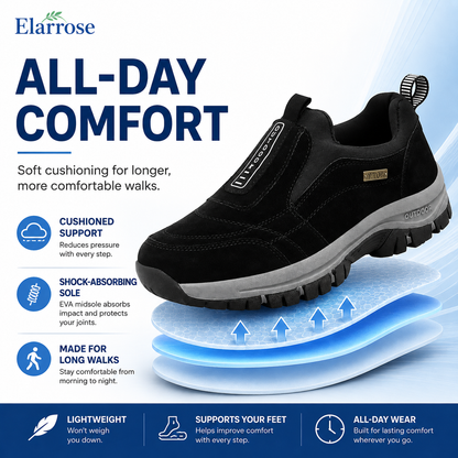 (🎁💖)Men's Comfortable Waterproof Breathable Orthopedic Walking Shoes Hiking Shoes