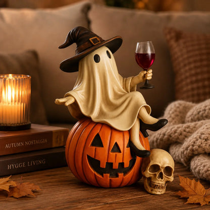 🔥 75% OFF TODAY 👻🍷Ghost Wine Night Halloween Decor