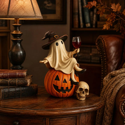 🔥 75% OFF TODAY 👻🍷Ghost Wine Night Halloween Decor