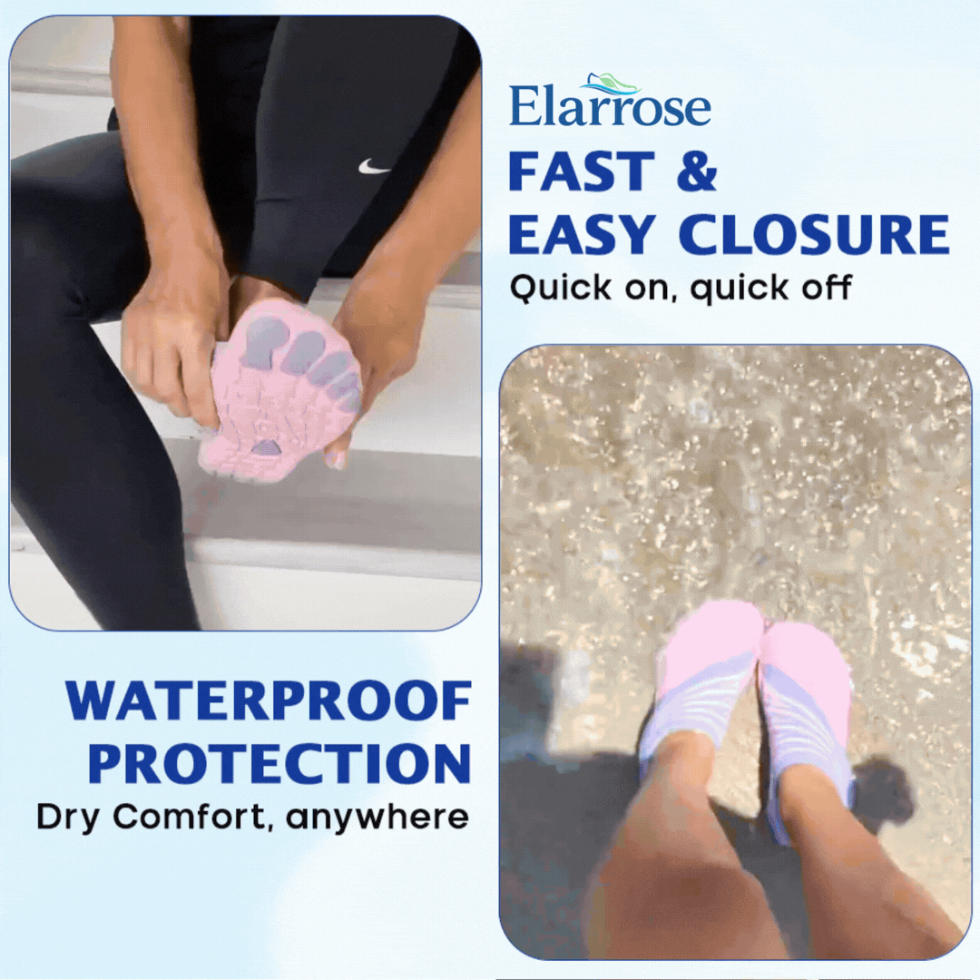 Elarrose - Wide Toe Box Waterproof Barefoot Shoes For Seniors
