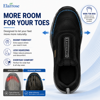 (🎁💖)Men's Comfortable Waterproof Breathable Orthopedic Walking Shoes Hiking Shoes