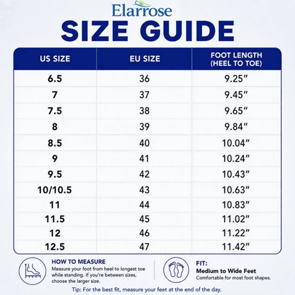 Elarrose - Wide Toe Box Waterproof Barefoot Shoes For Seniors