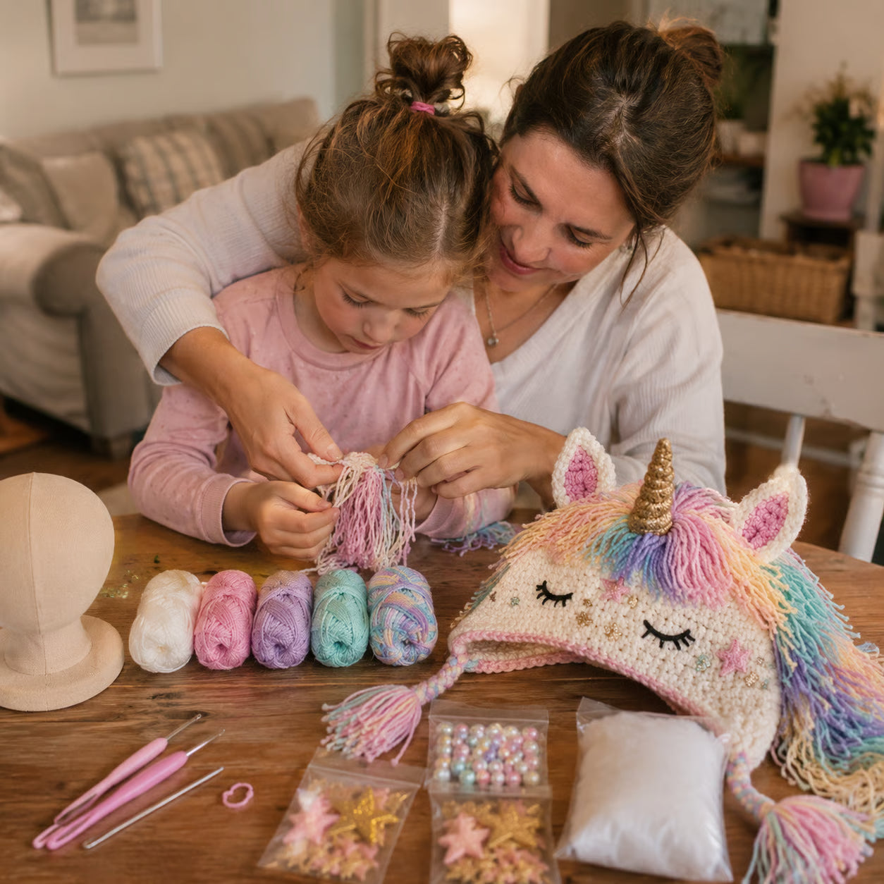 🔥🧵Fantasy Hood Hat DIY Crochet Kit