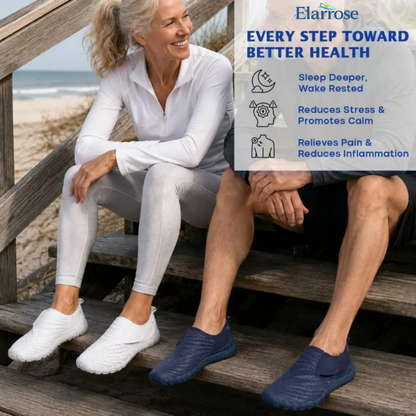 Elarrose - Wide Toe Box Waterproof Barefoot Shoes For Seniors