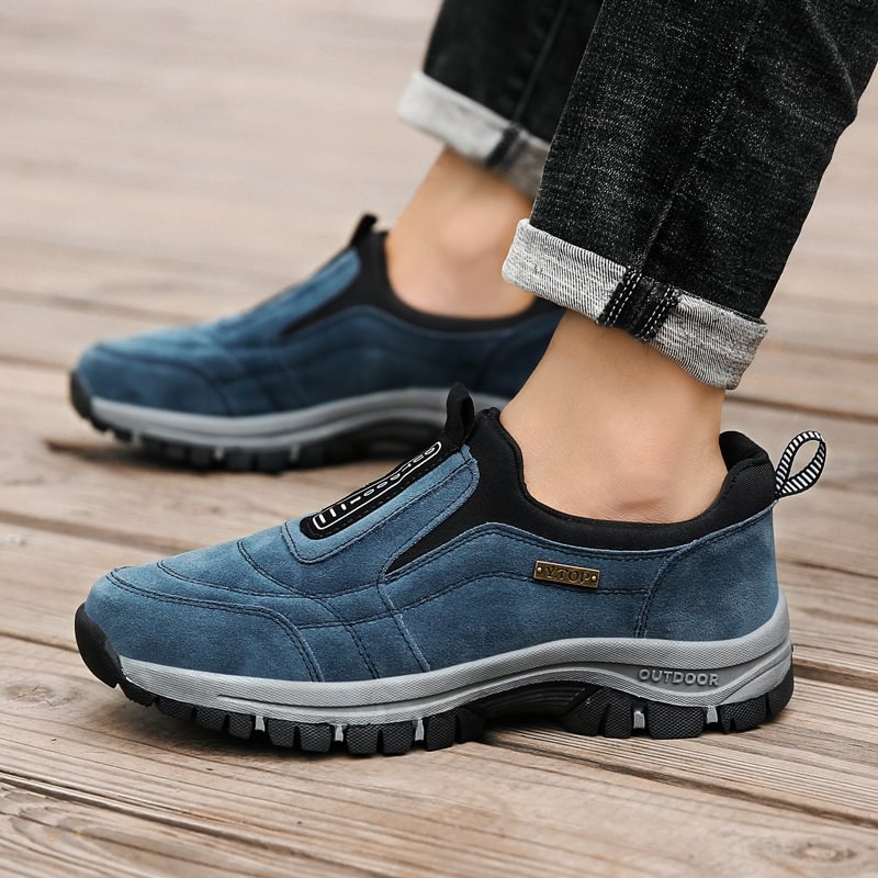 (🎁💖)Men's Comfortable Waterproof Breathable Orthopedic Walking Shoes Hiking Shoes