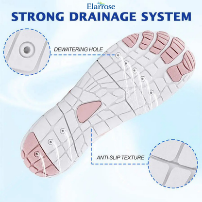 Elarrose - Wide Toe Box Waterproof Barefoot Shoes For Seniors