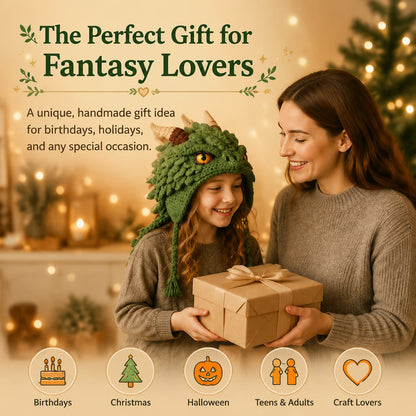🔥🧵Fantasy Hood Hat DIY Crochet Kit