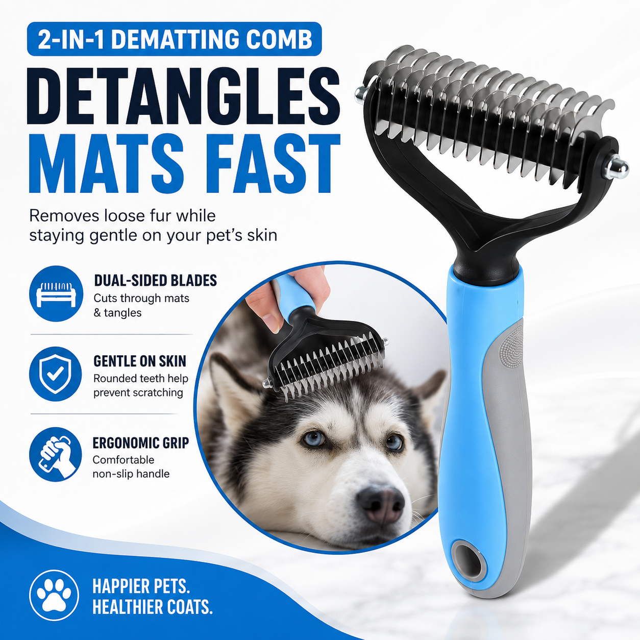 🔥Last Day Promotion 49% OFF🔥 - Professional Deshedding Grooming Brush