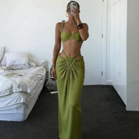 bikini and skirt