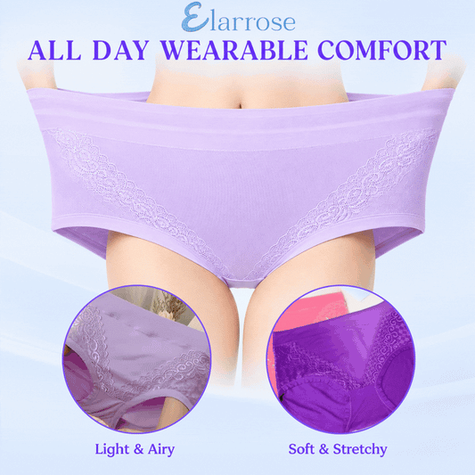 Elarrose™️ - (🎁SOMMER SALE - 65% RABATT) - Elegante, bequeme, auslaufsichere Höschen mit hoher Taille für Senioren