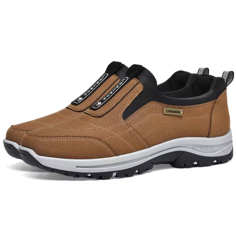 (🎁💖)Men's Comfortable Waterproof Breathable Orthopedic Walking Shoes Hiking Shoes