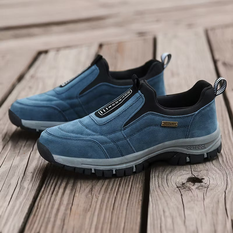 (🎁💖)Men's Comfortable Waterproof Breathable Orthopedic Walking Shoes Hiking Shoes