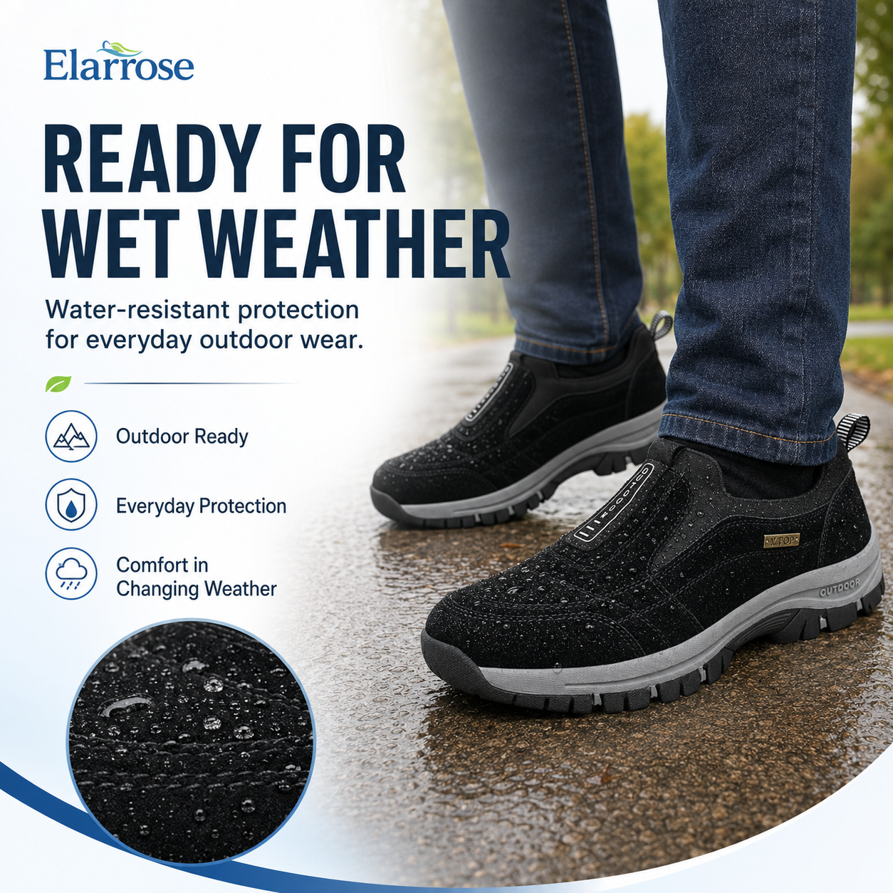 (🎁💖)Men's Comfortable Waterproof Breathable Orthopedic Walking Shoes Hiking Shoes