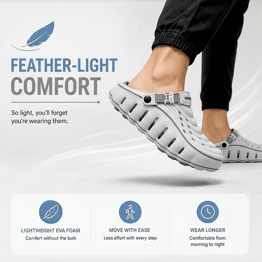 Elarrose- 🎁LAST DAY SALE - 50%OFF - Cloud Walk Women's Clogs