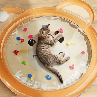 🐾 50% OFF NOW! ⏰ Non-Slip Cooling Splash Pet Mat – Keeps paws & bowls cool – Ideal for hot days – easy to clean, perfect for food or water spills 💧🐶✨